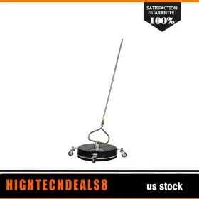 Htc18052517b Hightechdeals8 15 Inch Pressure Washer Surface Cleaner 4000psi With Extension Wand 1/4 Quick Connect