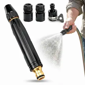 Hilost 6a19e0e4907eebc3decec22d High Pressure Power Washer Nozzle With Connector Set Direct Spray Gun Jet