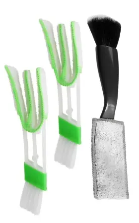 Hmpll 738627929045 3pcs Auto Car Detailing Brush Set Interior Cleaning Kit Includes Vents