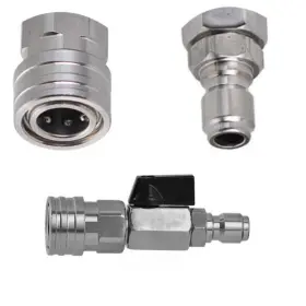 Hnoygnu 753775968838 High Pressure Washer Ball Valve Stainless Steel Quick Connect For #3