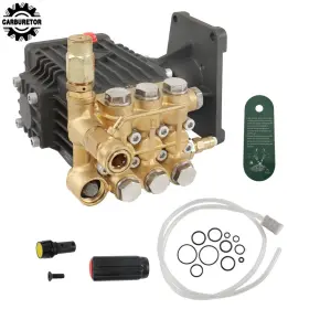 Hgf101676 Home-garden-fix Pressure Washer Pump 4400 Psi 4 Gpm Power 1 Inch Shaft Horizontal