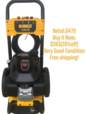 Dxpw61336 Honda Dewalt 3100 Psi 2.3 Gpm Cold Water Gas Pressure Washer Engine