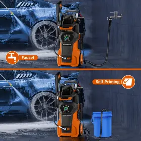 Ljmxd0611 Hongge Electric Pressure Power Washer Orange #3