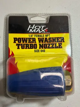 29030 Hot Max Torches Power Pressure Washer Turbo Nozzle - 5100 Psi Size 040