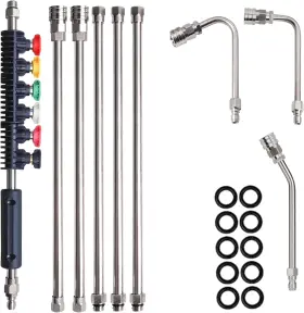 Hourleey 726084943612 9 Pack Pressure Washer Extension Wand Upgrade Power Lance With 6