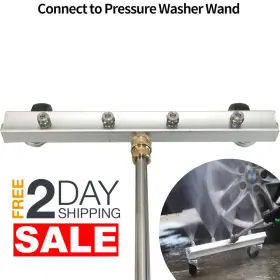 L2p4cfw6v7 Hourleey Undercarriage Pressure Washer Attachment 13 Inch With Extension Wand 4000 Psi