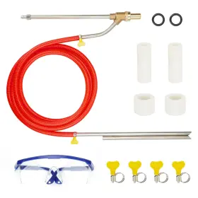 Hu-0007 Hurotoms Pressure Washer Sandblasting Kit Wet Blast Gun Attachment 5000psi 1/4 Quick