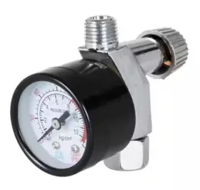 192-554 Husky 192554 1/4 Inch Spray Gun Air-adjusting Valve With Gauge #192-554 Brand New