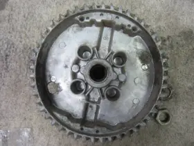 796614 Husqvarna Used Flywheel Part #796614 With Nut Washer And Key #2