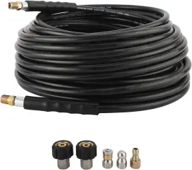 B089mc2ffc Hyddnice Sewer Jetter Kit For Pressure Washer 5800 Psi 100 Ft 1/4 Inch Npt Drain