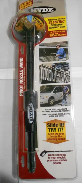 28420 Hyde 18 Inch Electric Pivot Nozzle Pressure Washer Wand