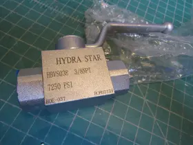 Boe-037 Hydra Star Hbvs038 1 3/8 Inch Fnpt Pressure Washer Ball Valve 7250 Psi Boe-037. N