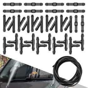 Icyrg100bl-30ps Ijuicy Car Windshield Washer Hose Kit Repair 4 Meter Windshi