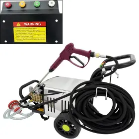 Kk-029163 Illusiyame 180bar 110v Pressure Electric Ultra-high Cleaner 4 Nozzles