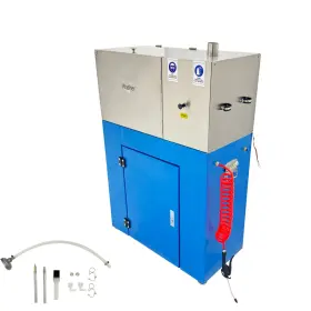 Intbuying 688889751604 Pneumatic Solvent Automatic Spray Gun Cleaning Machine Flow-through Brush