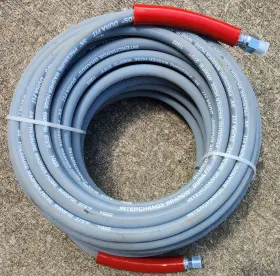 Cb175te074s13 Interchange Brands 100ft 3/8 Inch Non-marking 6000 Psi Pressure Washer Hose Hot