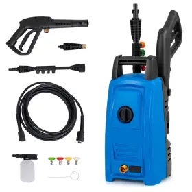 Hcst05226 Ironmax Electric Pressure Washer With Wheels 5 Quick Connect Nozzles Soap Bottle Spray Gun
