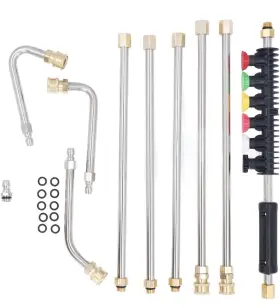 A0171 Iswees A0177 4000psi High Pressure Washer Extension Wand Replace Lance Gutter Cleaner