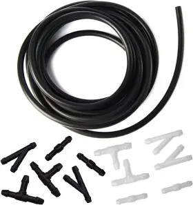 Jamcari 726084592773 Windshield Washer Hose Kit - 4 Meter Universal Fluid With 12 Pcs