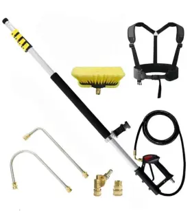Janz 691045492013 24 Ft Pressure Washer Telescoping Wand With Power Extension Wands 5