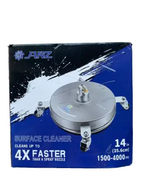 Sc-001 Janz 14 Inch Pressure Washer Surface Cleaner With 4 Wheels Stainless Steel Housing