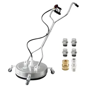 Sc-012 Janz 20 Pressure Washer Surface Cleaner With 4 Wheels Dual Handle Stainless S