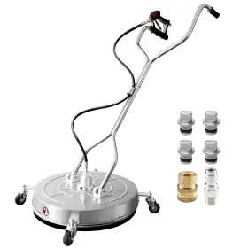 Sc-013 Janz 24ftft Pressure Washer Surface Cleaner With 4 Wheels Dual Handle Stainless Stee