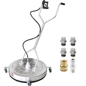 Sc-014 Janz 30ftft Pressure Washer Surface Cleaner With 4 Wheels Dual Handle Stainless Stee