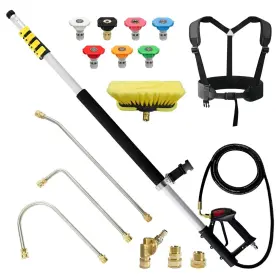 Tw-004 Janz 24 Ft Pressure Washer Telescoping Wand With Power Extension Wands