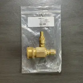 7531 Je Adams 3/8 Inch Brass Adjustable Quick Injector For Northstar Pressure Washer