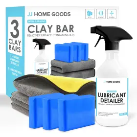 3x100g Jj Home Goods Jj-062 Care Clay Bar Kit - Includes 3 Car Bars For Auto Detailing