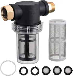 Joejet 705353642845 Garden Hose Filter Sediment Attachment For Pressure Washer Inlet
