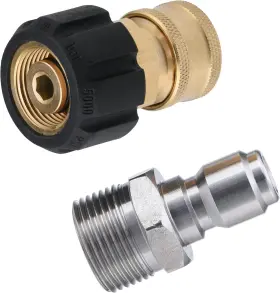 Joejet 726084437630 Pressure Washer Adapter Set M22 To 3/8 Inch Quick Connect For Washe
