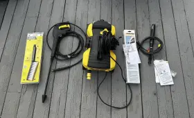 16019900 K Rcher K3 Follow Me 1800 Psi 4 Wheel Pressure Washer - With Accessories