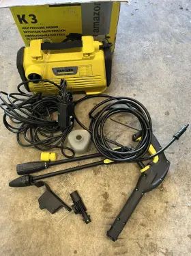K Rcher 886622053521 For Parts Or Repair - 3 Horizontal Electric Pressure Washer