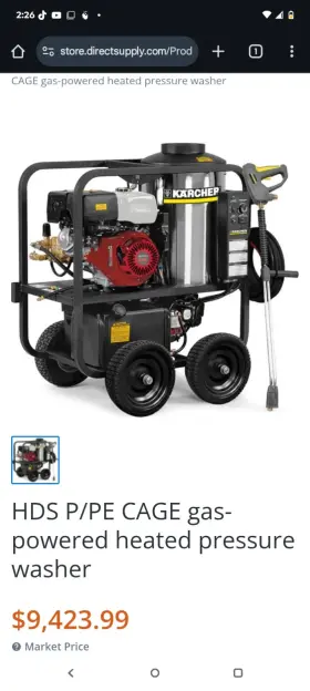 Smt-354037e K Rcher Karcher Hot Water Press Washer 3.5gpm 4000psi