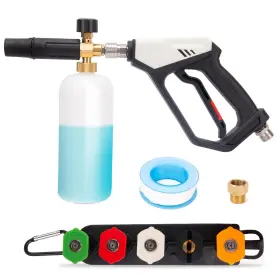 Kako 737706545138 Short Pressure Washer Gun 4500 Psi High With Foam Cannon