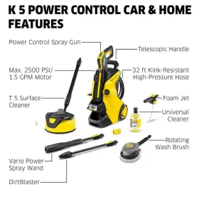 1.324-571.0 Karcher Pressure Washer 2500 Max Psi 1.55 Gpm Corded With 2 Wands Surface Cleaner #3