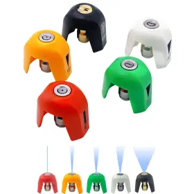 P0093 Kibbeh 5 Pack Quick Connect Pressure Washer Nozzle Tips - Compatible With Sun Joe Sp