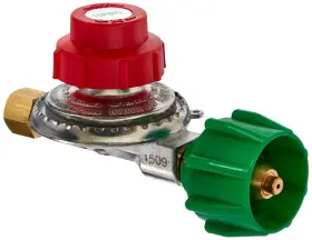 King Kooker 081795005029 00502 High Pressure Adjustable Regulator With Type 1 Connection