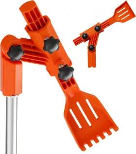 Kinglev 766210958653 Gutter Cleaning Tools From The Ground Multi-angle Cleaner Scoop And Brush Mini