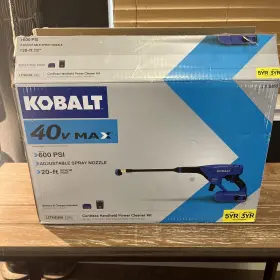 2735850 Kobalt 40v Max Power Cleaner Kit Handheld Cordless Tool Only