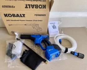 5192925 Kobalt Kobalt-power Cleaner-new-350-psi 0.8-gpm With Spray Tip And Soap Bottle Tool Only