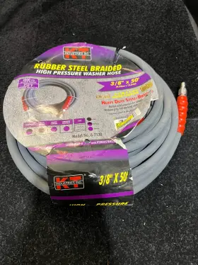 6-7130 Kt Industries 3/8 Inch X 50ft High Pressure Washer Hose For Washers