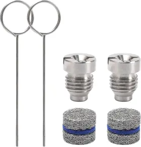 Kytvl 313109858886 1.1mm Orifice Foam Cannon Nozzle And Filter Mesh Kit Replacement Threaded Tips
