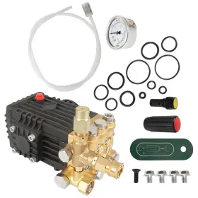 Law152484 Labwork 3600 Psi 4.9 Gpm Pressure Power Washer Pump 24 Mm Solid Shaft Belt Drive