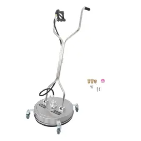 Law226722 Labwork 20 Inch 6000psi Pressure Washer Surface Cleaner With Handles And Wheels Quick Connect