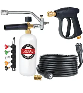 Hpf-g1000 Lamudo Pressure Washer Gun And Foam Cannon With Dual Connector Accessories For Press