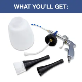 26514 Lauco Tornado High Pressure Air Gun Kit For Detailing Auto #2