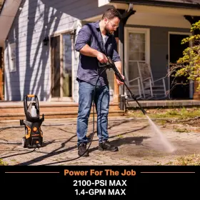 Lt306-1800c Lawnmaster 939349522611 Electric Pressure Washer 13 Amp 1.4 Gpm 2100 Max Psi W #2